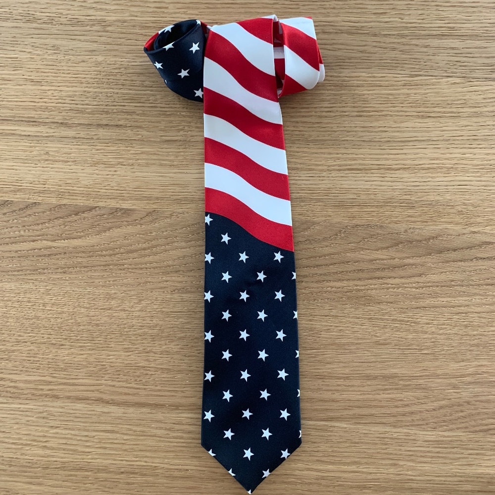 Bergamo New York Patriotic Tie